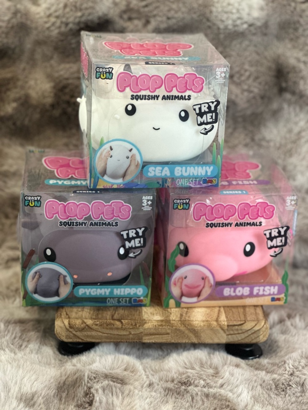 Plop Pets Squishy Animal Toy NWT